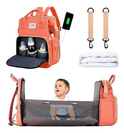 “Mochila Pañalera 3 en 1™: ¡Oferta Relámpago de la Semana!” - Deus Ecom