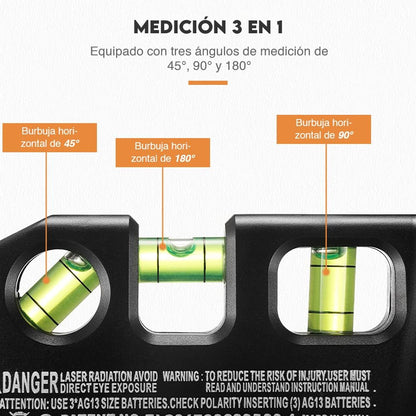 Nivelador Láser Pro: Precisión y Eficiencia en un Solo Dispositivo