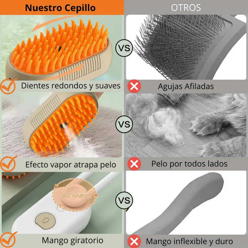 "EvoSoft™: Cepillo de Vapor Multiusos" - Deus Ecom