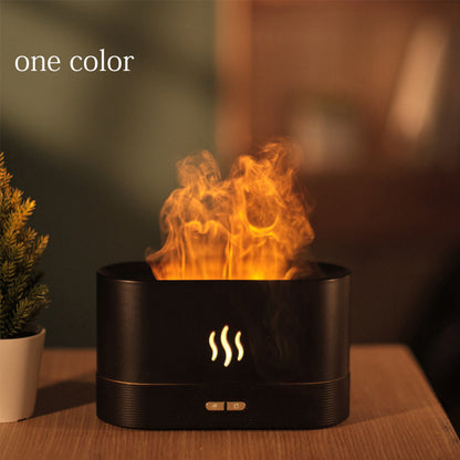 "VaporFlame™ - Humidificador con Efecto de Llama"